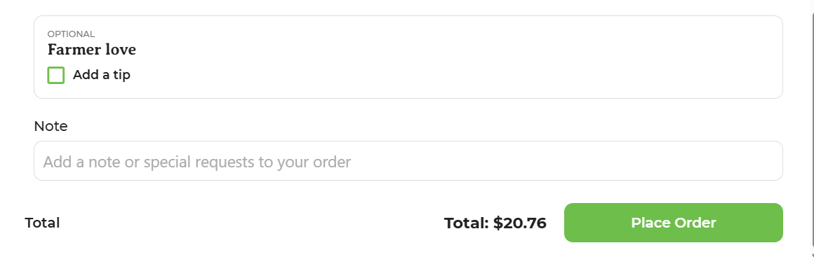 Tip configuration in Marketplace settings